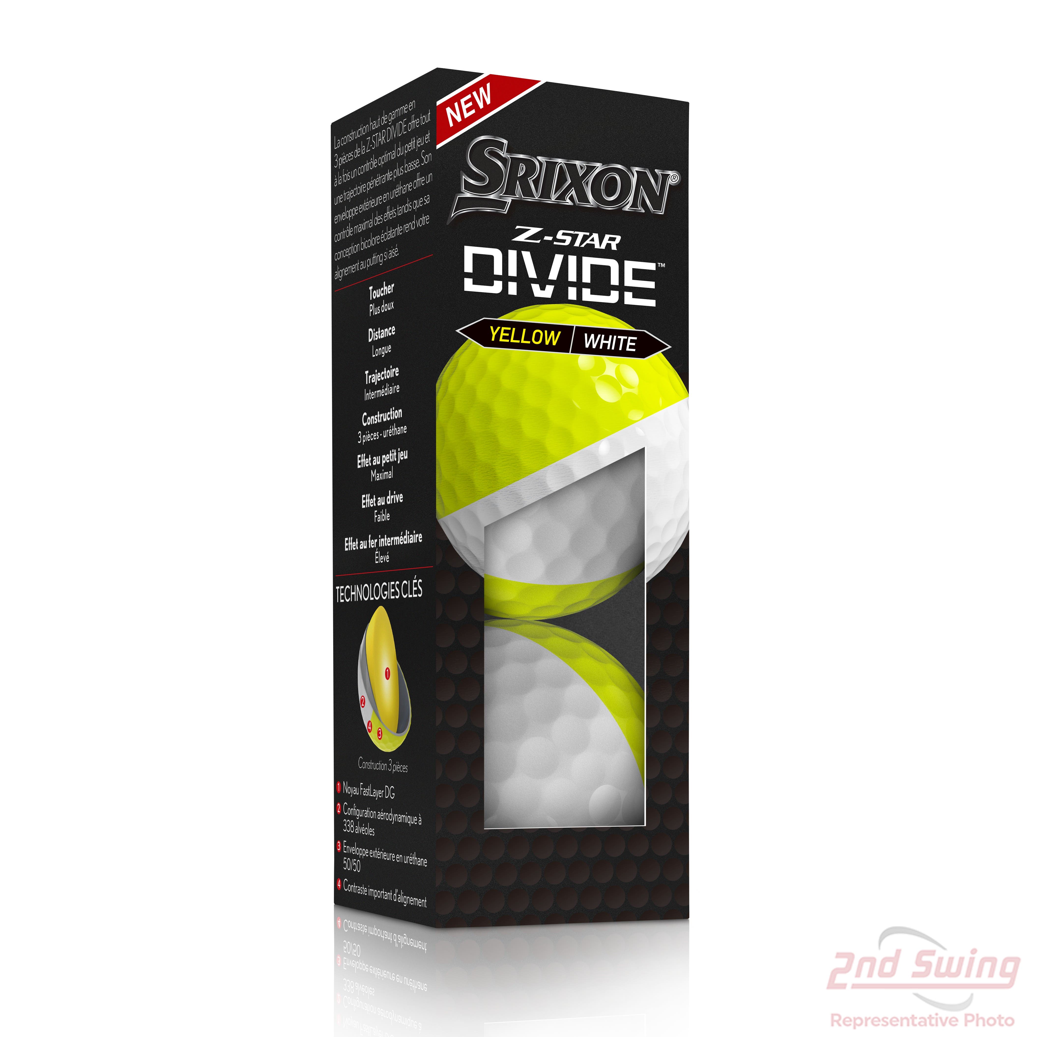 Srixon Z-Star 8 Divide Golf Balls (Z-STAR 8 DI NEW BALL) | 2nd